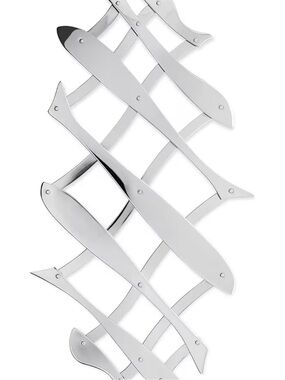 ALESSI “Pescher” Extensible Trivet 18/10 Stainless Steel Silver Mirror Polished